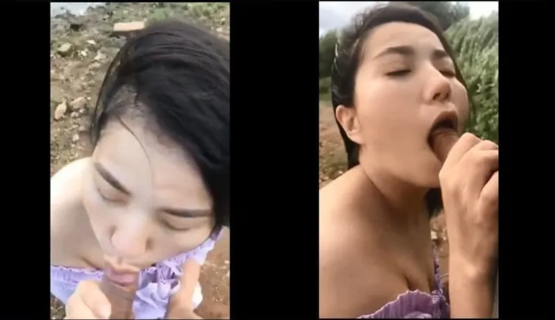Con ghệ bj cho tình nhân bên bờ sông